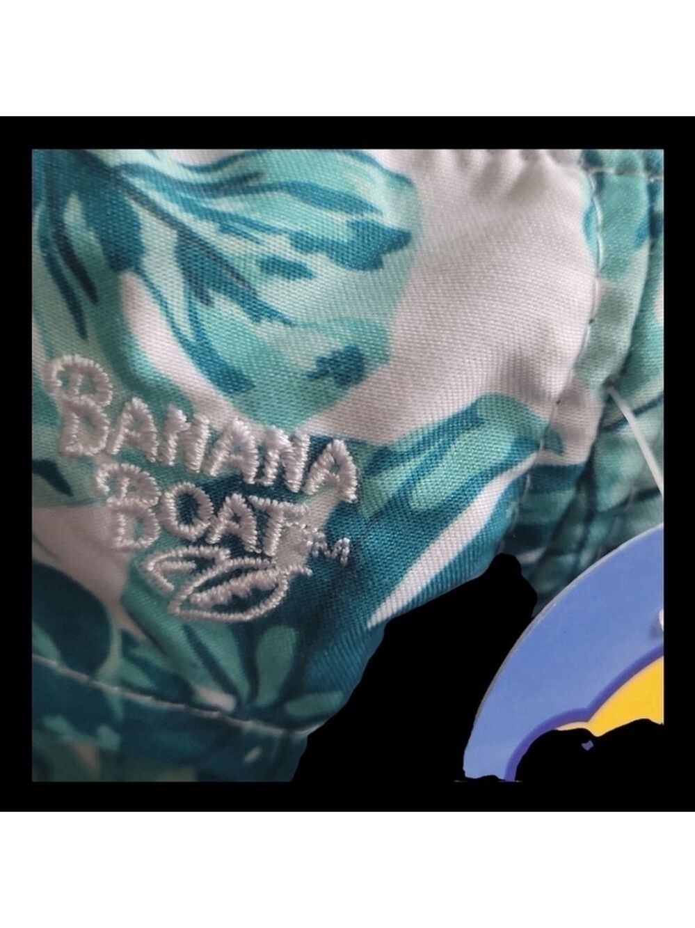 BANANA Boat | Unisex Sun Hat Blue Palms OS - Picture 6 of 16